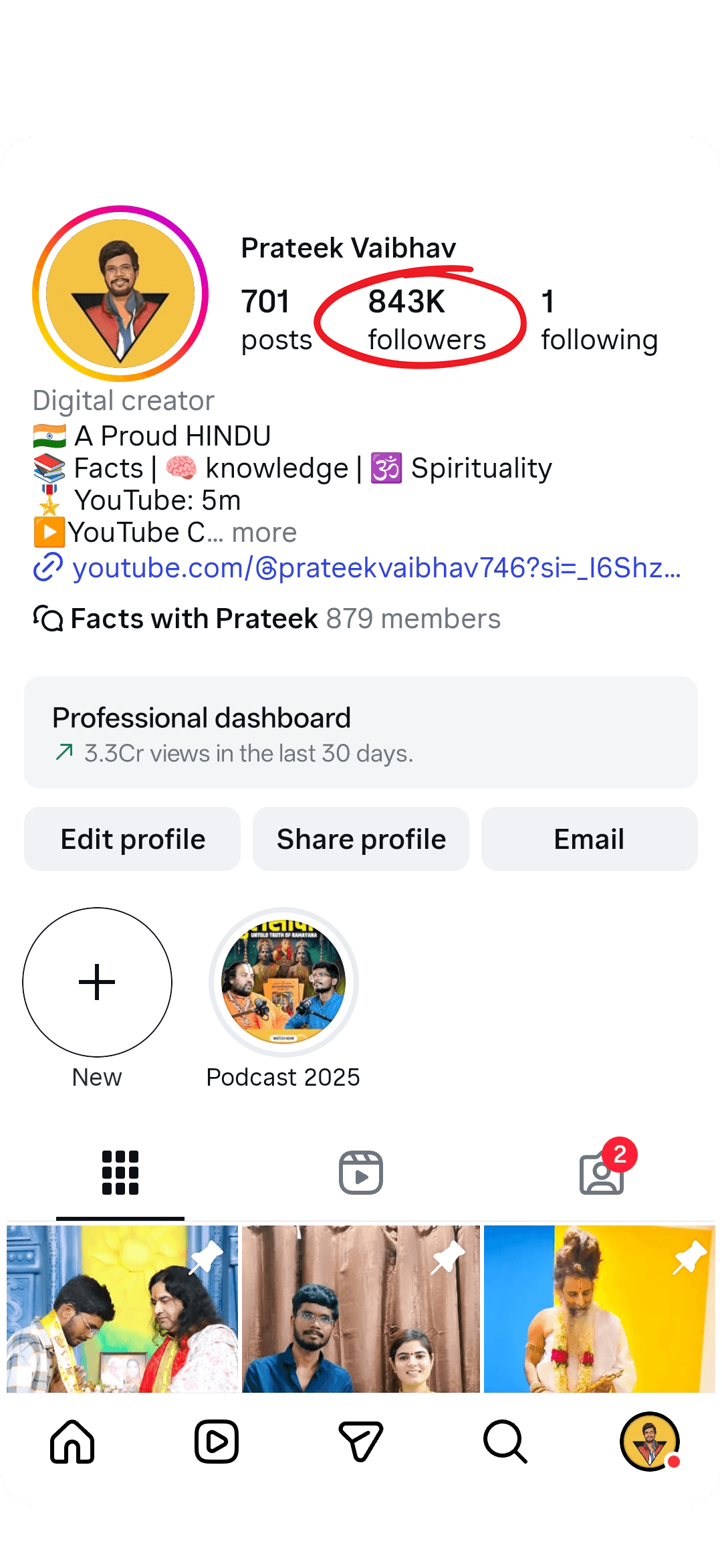 Instagram Profile Growth